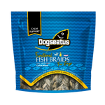 Pet Natural Dogeatus Fish Skin Treats - Calming Herb Mix Braids - 500g