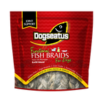 Pet Natural Dogeatus Fish Skin Treats - Joint Support Herb Mix Braids - 500g