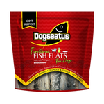 Pet Natural Dogeatus Fish Skin Treats - Joint Support Herb Mix Flats - 500g